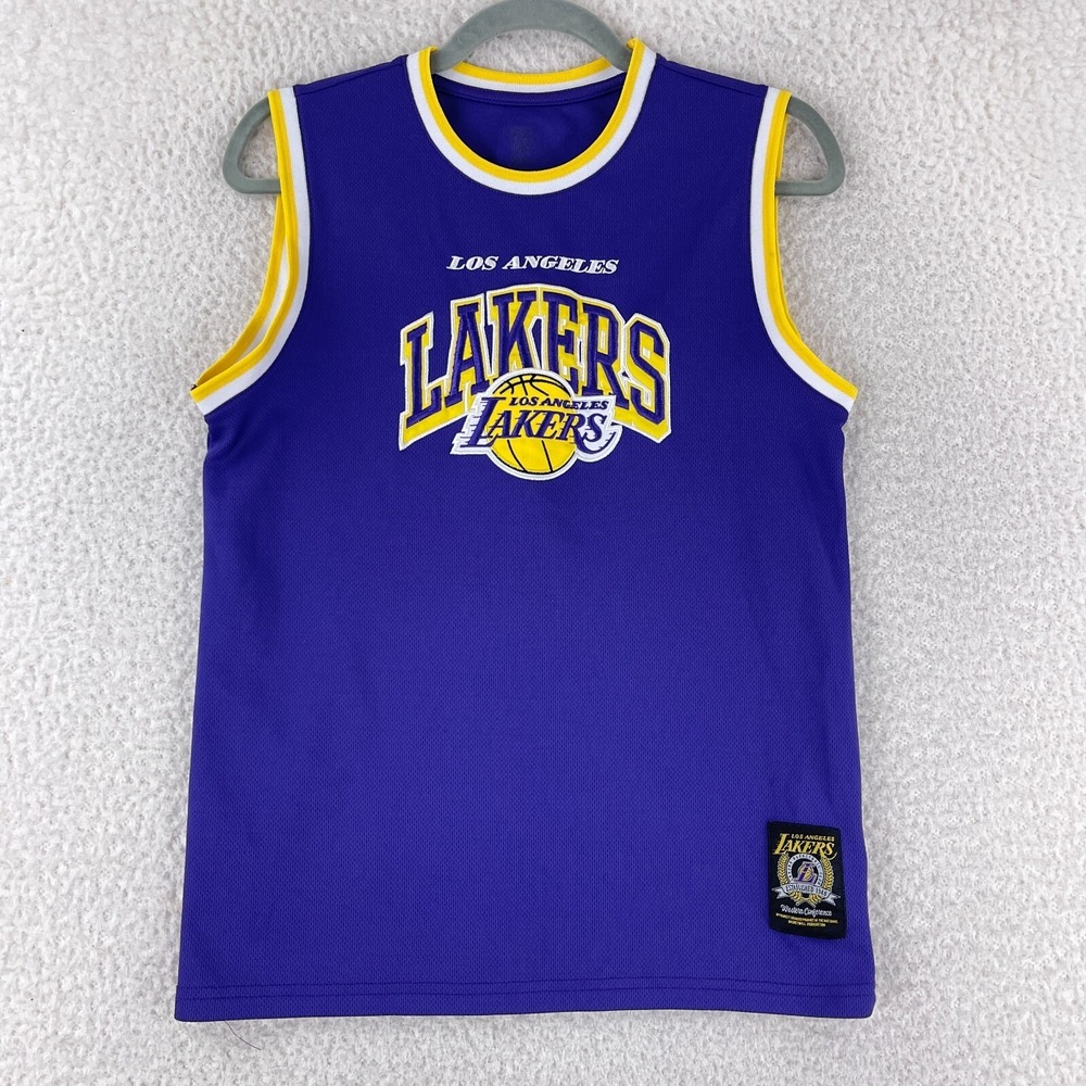 NBA Los Angeles‎ Lakers Western Conference Jersey Youth Kids Size XL Purple